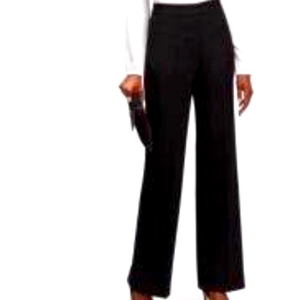 LOFT Laura wide leg trousers‎ women size 12 black